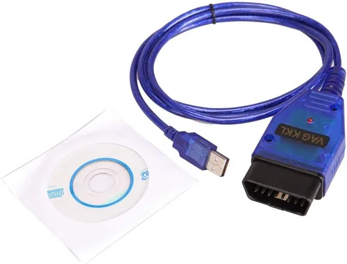 Miniatura 2 de OBD2 KKL 409.1 VAG-COM Cable USB Herramienta de escaneo automático Adecuado para Skoda, VW y Seat