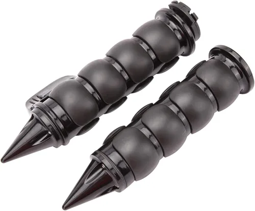 Miniatura 4 de Empuñaduras negras de manillar de motocicleta de 1 pulgada con acelerador compatible con Sportster 883 Street Bike Dirt Bike Cruiser y Chopper