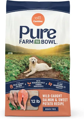 Miniatura 14 de Canidae Pure Farm to Bowl - Alimento seco para perros con cordero criado en pastos y batata, sin granos, 4 libras
