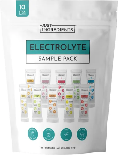Miniatura 13 de JUST INGREDIENTS Blue Hawaiian - Mezcla de bebida de electrolitos 30 porciones Agua de coco orgánica, espirulina y electrolitos de 5 claves