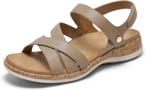 Miniatura 8 de Littleplum Sandalias ortopédicas para mujer con soporte de arco, cómodas sandalias planas, elegantes zapatos ortopédicos de verano para caminar