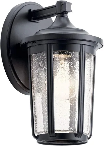 Miniatura 5 de Kichler Lighting Fairfield - Lámpara de pared (11 pulgadas, 1 luz), color negro