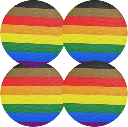 Miniatura 22 de Aruba Flag Round Table Placemats 15 Inch, Seasonal Table Mats Modern Place Mats for Dining, Kitchen, Parties, Camping