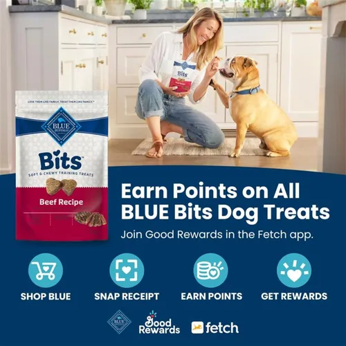 Miniatura 3 de Blue Buffalo Bits Golosinas suaves para entrenamiento para perros, hechas con ingredientes naturales y mejoradas con DHA, receta de pollo, bolsa