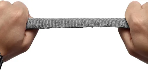 Miniatura 5 de 2 bandas elásticas de ejercicio para rueda abdominal de 19.7 pulgadas, cuerdas de rodillo abdominal, cuerdas de resistencia al ejercicio, correas