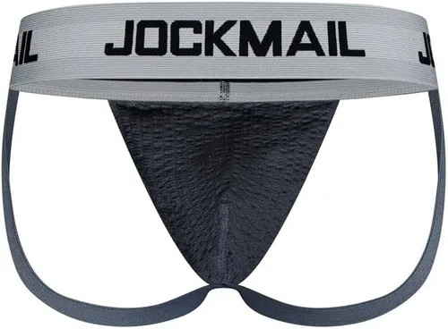 Miniatura 4 de JOCKMAIL Jockstrap Athletic Supporter Ropa interior Gimnasio Entrenamiento Correa Breve Hombres Tanga
