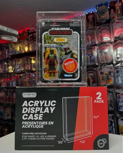 Miniatura 5 de EVORETRO Estuche Protector de Exhibición de Figuras de Acción Compatible con Star Wars, Marvel Legends, Figuras de Acción con Tarjeta GI-Joe de 3.75
