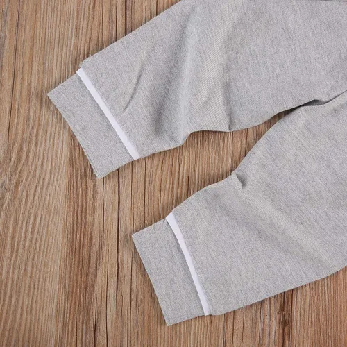 Miniatura 110 de Conjunto de pijama de manga larga con botones para niña pequeña, conjunto de ropa de dormir
