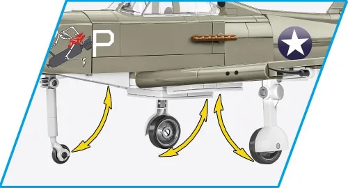 Miniatura 7 de COBI Colección histórica WWII Bell® P-39D AIRACOBRA® Aircraft