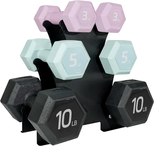 Juegos de Mancuernas - Par de Mancuernas de 5/10/15/20/25/36 lb, Juego de Pesas de Mano de 2 - Agarre Fácil - Pesas de Brazo para Hombres y Mujeres,
