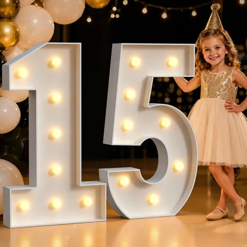 Miniatura 30 de Mixifox Letras de marquesina de 3 pies en Y, letras grandes iluminadas de 3 pies de alto con luces, letra grande para boda, compromiso, graduación