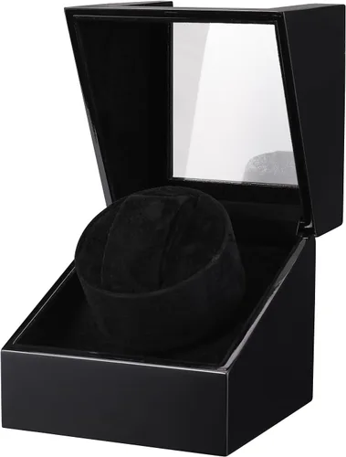 Bobinadora de reloj para relojes automáticos individuales con motores silenciosos, pintura de piano por adaptador de CA o batería