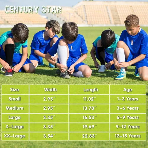 Miniatura 5 de Century Star Calcetines de fútbol para niñas y niños, calcetines de béisbol para jóvenes, calcetines de sóftbol para niños, calcetines deportivos
