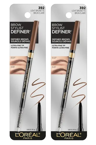 Miniatura 2 de L'Oreal Paris - Maquillaje para cejas Stylist Definer, Lápiz impermeable para cejas, Lápiz mecánico ultra fino, dibuja pequeños pelos de cejas