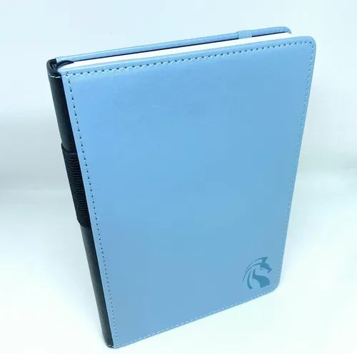 Miniatura 9 de LeStallion Cuaderno de tapa dura azul claro – Diario rayado A5 para escribir – 100GSM Tapa dura azul claro diario para mujeres / hombres