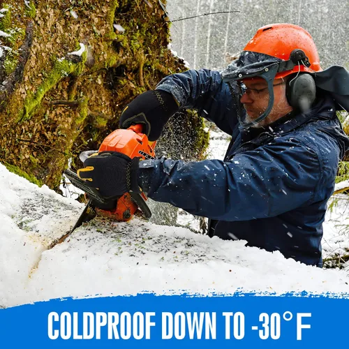 Miniatura 4 de Insulated Synthetic Leather Winter Work Gloves - 3M Thinsulate, Fleece-Lined, Water-Resistant