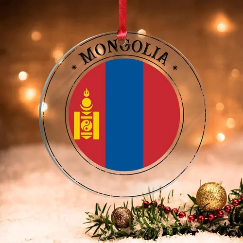Miniatura 21 de Adornos de Navidad de Malasia, bandera de Malasia, adornos acrílicos, colgante para árbol de Navidad, bandera nacional, recuerdo del país