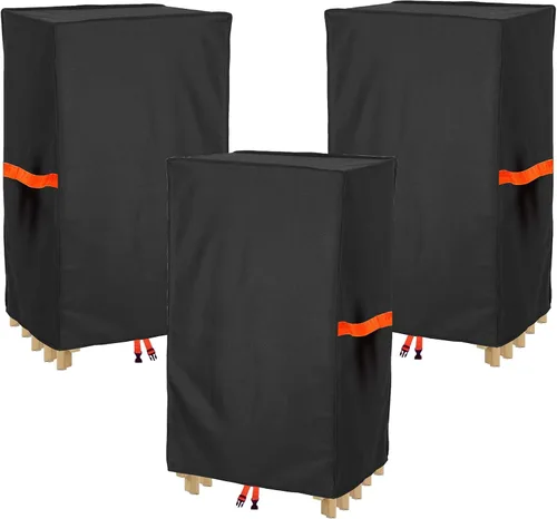 Miniatura 7 de Funda plegable para silla, bolsa de almacenamiento impermeable – Resistente tela Oxford 420D protector de silla con asas, se adapta a sillas