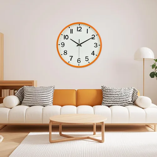 Miniatura 9 de Wall Clock, Modern 8 Inch Small Wall Clocks Battery Operated, Silent Non-Ticking Analog Classic for Office, Home, Bathroom, Kitchen, Bedroom