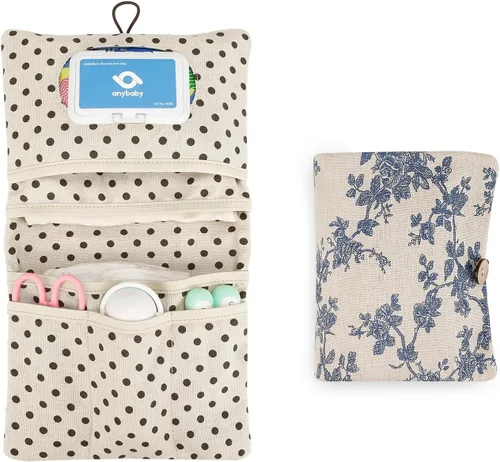 Miniatura 6 de Lmbabter Organizador extraíble para bolsa de bebé, bolsa de pañales con 6 bolsillos en total, bolso y bolsa de mano para mujeres, mamás, enfermeras