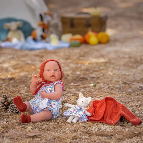 Miniatura 7 de JC Toys - Colección Natural Muñeca bebé niña anatómicamente correcta de regalo Original La Newborn 15 pulgadas de vinilo Fabricada en España