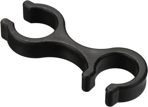 Miniatura 4 de M METERXITY Paquete de 6 clips para bastón de trekking, puntas de bastón de senderismo, conector de hebilla de doble barra, se aplican a senderismo