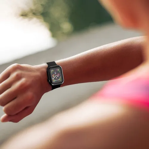 Miniatura 7 de Funda compatible con Apple Watch de 1 37⁄64 pulgadas (40 mm), serie 6/5/4/SE, con protector de pantalla de vidrio templado integrado, carcasa Negro