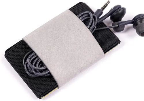 Miniatura 4 de TROVE Cartera Cartera delgada minimalista de cuero de grano completo y tarjetero, Negro, Minimalista