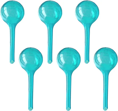 6 estacas de globo de riego automático para plantas, estacas de riego automático de plantas, sistema de bulbos de riego automático, dispositivo de