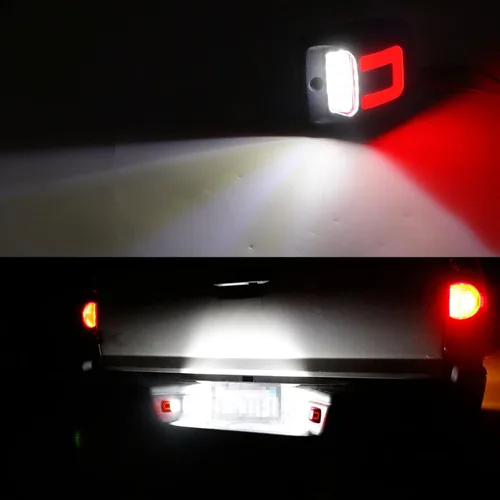 Miniatura 6 de R&F Auto 12-SMD - Luz de matrícula LED de repuesto para Tacoma 1995-2004, lámpara de tubo de neón OLED roja, sin errores, xenón blanco puro