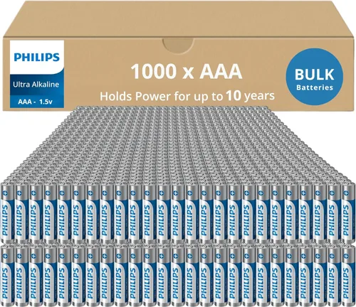 Miniatura 12 de PHILIPS Paquete de 12 pilas AA Batería doble A ultra alcalina de 1.5 V 132% más de potencia que el estándar de la industria Larga duración