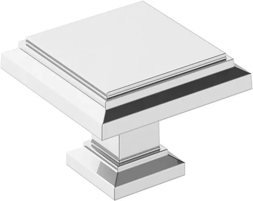 Miniatura 12 de Amerock Pomo de gabinete Negro mate Longitud de 1-1/4 pulgadas (1.260 in) Appoint 1 paquete Pomo de cajón Herrajes para gabinete Mate