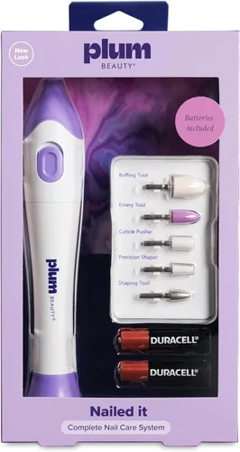Miniatura 2 de Plum Beauty - Taladro eléctrico inalámbrico para uñas, moldeador de esmalte de gel portátil Professional Nail File Dremel Tool, Efile Drill