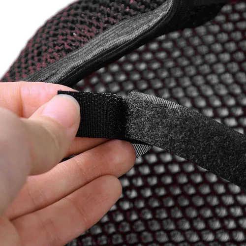Miniatura 4 de Funda de asiento AUTUT para motocicleta de malla Rojo