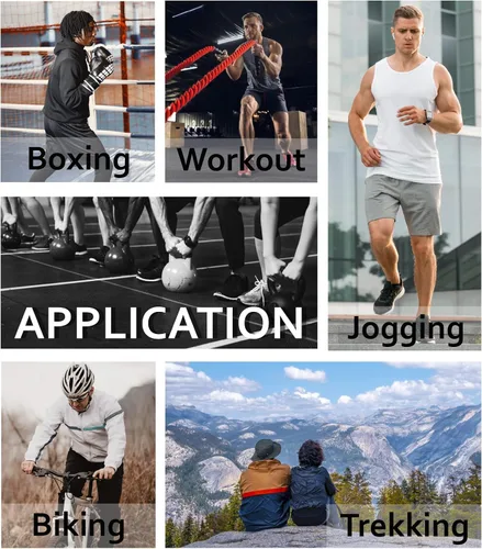 Miniatura 6 de LAZAWG Traje de sauna para hombre, manga larga, sudadera con cremallera, chaqueta de sauna para gimnasio, entrenamiento, ejercicio Negro