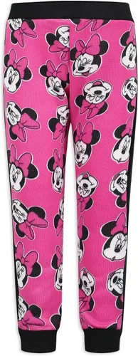 Miniatura 4 de Disney Minnie Mouse - Conjunto de sudadera y pantalón deportivo para niñas pequeñas y niños, color rosa