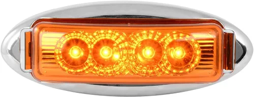 Miniatura 11 de GG Grand General 77853 Luz LED rectangular rojo/transparente Spyder con soporte negro Rojo (Red/Clear)