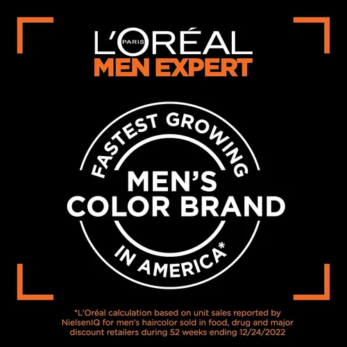 Miniatura 4 de L'Oreal Paris Men Expert One Twist - Tinte permanente de cabello para hombre, sin ensuciar, para cubrir canas, aplicación sencilla, sin mezclar y 02