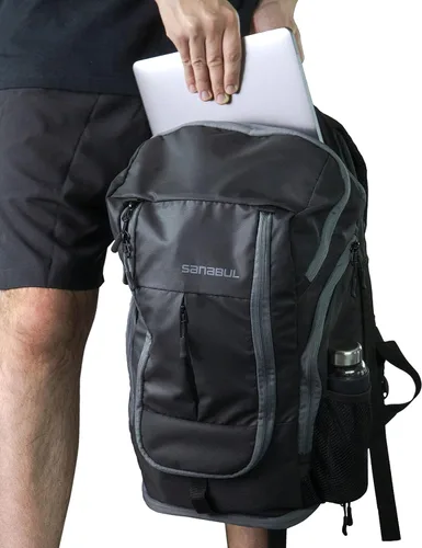 Miniatura 4 de Sanabul Combat Gear Pack - Mochila deportiva para gimnasio, con varios compartimentos, Jiu Jitsu y bolsa de boxeo, color negro y gris