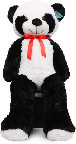 Miniatura 5 de Joyfay Oso de panda gigante de 39 pulgadas, peluche grande de 3 pies de alto, adorable y lindo panda de peluche de 39.4 in