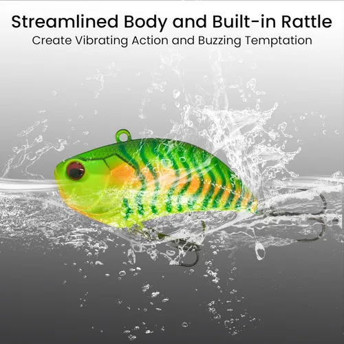 Miniatura 7 de Pristis Jig Head Fishing Lures for Freshwater Saltwater, Weedless Swim Jig Teasers with Sharp Hooks & Exquisite Coating, Pre-Rigged Vibrating Juego