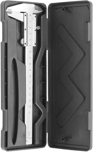 Calibrador de 0.001 in 0.000-5.906 in, herramienta de medición Vernier, acero al carbono para el hogar