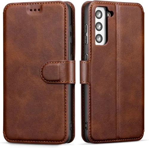 Miniatura 22 de QLTYPRI Para Samsung Galaxy A14 Case Premium PU Leather Simple Wallet Case [Ranuras para tarjetas] [Soporte manos libres] [Cierre magnético] Funda