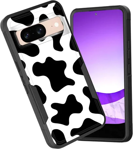 Miniatura 119 de Funda para Pixel 6A, funda híbrida de doble capa resistente a prueba de golpes de policarbonato duro de silicona suave TPU para Google Pixel 6A