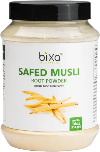 Miniatura 11 de bixa BOTANICAL Polvo de raíz pellitory Anacyclus pyrethrum/Akarkara Suplemento de hierbas ayurvédicas 200 GMS / 7 oz Sin gluten, sin OMG
