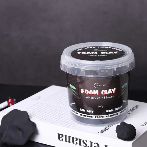 Miniatura 6 de Arcilla de espuma moldeable para cosplay (negro) – Alta densidad y alta calidad para diseños intrincados Se seca al aire a la perfección