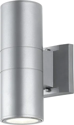Miniatura 7 de JONATHAN Y Aplique de pared LED moderno negro de 6 pulgadas, luz cilíndrica de 2 luces para patio de porche, accesorio exterior de metal