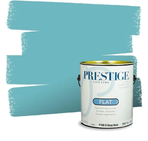 Miniatura 966 de Pintura Exterior + imprimación PRESTIGE, todo-en-uno, 1 galón, acabado mate, color comparable al Valspar* Royal Gray* VS151-Gris real