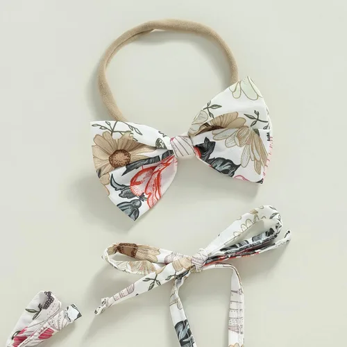 Miniatura 33 de Mameluco para bebés y niñas de 3, 6, 9, 12, 18 meses, enterizo de manga corta, fruncido, faldas y dobladillo, diadema