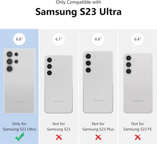 Miniatura 2 de ZTOFERA Funda de teléfono para Samsung Galaxy S23 Ultra 5G, elegante diseño de mariposa, para niñas y mujeres encantadoras, chapado suave, Negro